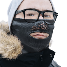 GAMZA W1 防寒冬季耳罩口罩, 炭灰色, 1個