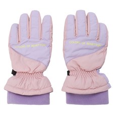 Benetton Kids兒童款配色滑雪手套 QCGLP5361