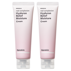 Hanskin 真實膚色透明質酸舒緩保濕霜, 50ml, 2個