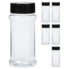 인블룸 투카인즈 페트 양념통 블랙, 100ml, 6개