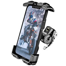 Artigiano 摩托車手機支架, 黑色, 單品, 1個