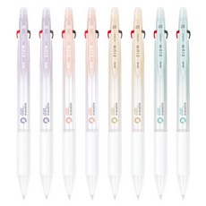 JAVAPEN Jium3겔 可擦拭中性筆 0.5mm, 1套, 紫色 2支+米色 2支+薄荷綠 2支+蜜桃色 2支