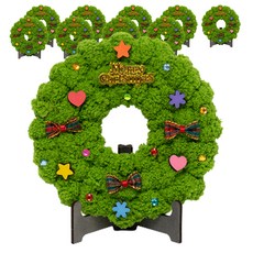 minhwashop 聖誕節毛線相框製作組 UDPFB069, 花圈(UDPFB0695), 10套