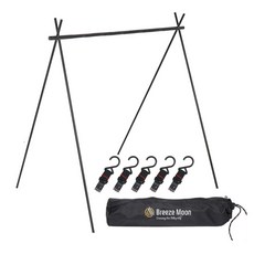 Breeze Moon 合金印地安掛架 大型 + 掛勾5入 + 收納袋套組