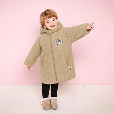 milk mile 童款迪士尼聯名玩具總動員熊抱哥刺繡人造羊毛外套