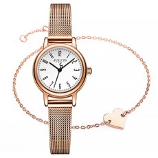 JULIUS 聚利時 手錶+手鍊 女士手錶 女士手鍊 套組 JA-1337+JSB-001