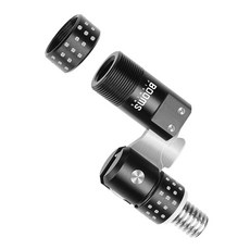 BOOMS FISHING TM1 簡易抄網連接螺絲接頭 BACCTM112, 1個, 黑色(BACCTM112K01)
