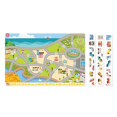 ariati 場景磁性壁貼 交通大隊2, 混色