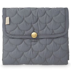 Camcam 兒童布質便攜尿布墊, 1個, 炭灰色