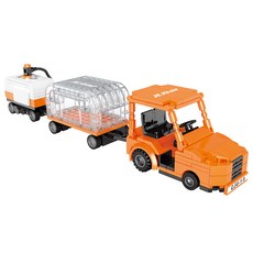 ATTO BLOCK 樂高相容積木 濟州航空 拖車組 294pcs, 混合顏色