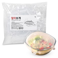 Dailygongam 蓋著看萬用密封矽膠蓋 6種*3入組, 單色, 1組