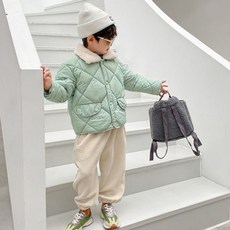 Bebeniz 童款素色絎縫夾克