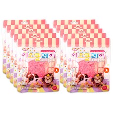 이오 유아용 폼클레이 10p, 분홍, 50g