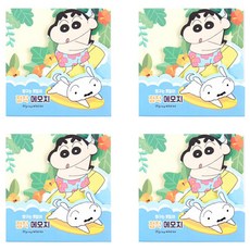 蠟筆小新 自黏便條紙, 1入, 4個, 衝浪小新