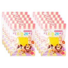 이오 유아용 폼클레이 10p, 노랑, 50g