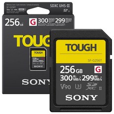 SONY 索尼 SDXC TOUGH UHS-II U3 V90 強韌 SD卡 SF-G256T, 256GB