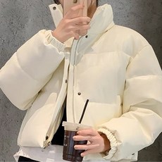 메이첼 여성용 하이넥 두툼 루즈핏 데일리 겨울 패딩 점퍼 04111