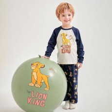 milkmilelolo 迪士尼兒童款獅子王拉格倫居家服上下套裝