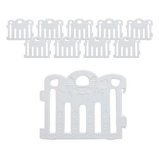 아누리 쁘띠베이비룸 안전가드 울타리 10p 세트, 화이트, 1개