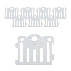 아누리 쁘띠베이비룸 안전가드 울타리 8p 세트, 화이트, 1개