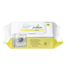 freshcle 烘衣機專用衣物柔軟香氛紙 清新花果香 正裝, 1個, 80張