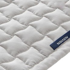 NaVIeN 溫水床墊專用床套 淺灰色, Queen(1550 x 2050 mm)