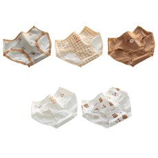 女童 Reve 櫻桃兔子學生三角內褲 5件組 R37