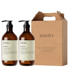 Solveo 極度受損洗髮精 1000ml x 2入 + 禮盒組, 1套