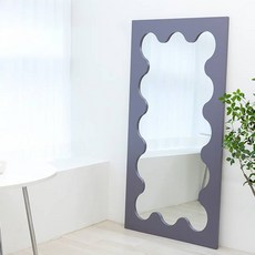 파로마 린더 웨이브 전신거울 방문설치, 다크퍼플