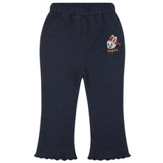 milkmile 兒童Lapin斜紋超厚刷毛褲