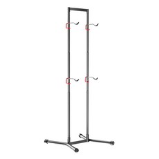 vonjean 自行車室內收納架 站立式 4層, 黑色, 1個