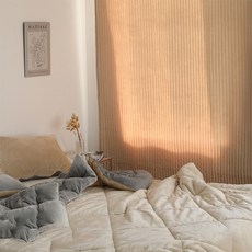 New Days 2 半超細纖維防寒窗簾, 拿鐵色