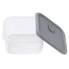 mommy's table 食品級矽膠密封容器多功能碗 L 600ml, 淺灰色, 1個