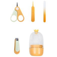 ACME 嬰幼兒用皇冠指甲剪套組, 1套, 黃色