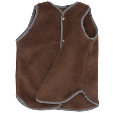 BEBE CHOUETTE 兒童款刷毛保暖半睡衣背心