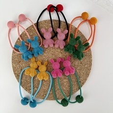 BEASOL 女童Wonderland髮圈5款x2入兔子髮帶組