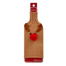 모던하우스 루돌프 와인 보틀 커버, 혼합색상, 11 x 18 cm, 1개