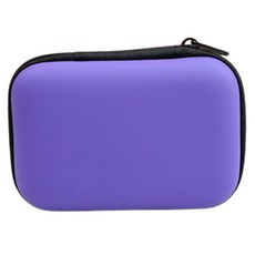 萬用數據線可愛迷你收納包, 紫色, 1個