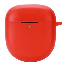 SPACE SHIELD Bose QC Ultra Earbuds 相容矽膠鑰匙圈孔保護殼, 紅色, 單一商品