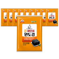 새우표 완도 오리지널 전장김, 25g, 10개