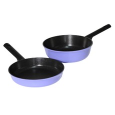 Kitchenwell IH電磁爐適用Etti Lilac平底鍋 24cm+炒鍋 24cm組, 1組