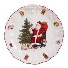 Villeroy&Boch Toy Fantasy Santa餐盤 24cm, 混色, 1個