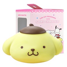 BELLEAMANT 三麗鷗明星 布丁狗 大臉 汽車芳香劑 本體, 清新棉香, 1個