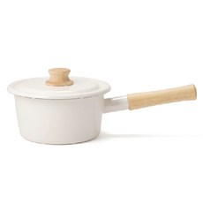 FUJIHORO Cotton感應爐適用單柄湯鍋, 16*12.5cm, 1個, 象牙白色