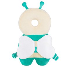 Jubian幼兒用蜜蜂防撞護頭枕 JAPW14, 1個, 綠色