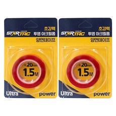 STARTAC 초강력 투명 아크릴 폼 양면 테이프 1.5m ST-133, 2개