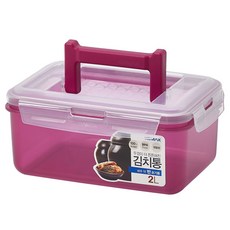 코멕스 김치통 마젠타, 2L, 1개