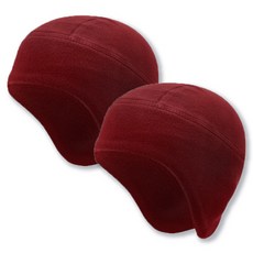 ERGATE 戶外防寒內襯帽 2入, 酒紅色