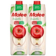 Malee 蘋果汁, 2個, 1L