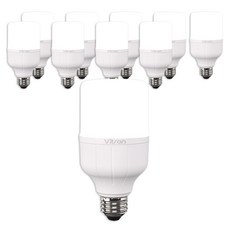 LISHIN Vitson Wonha T型 LED 燈泡 白色 15W, 晝光色, 10個